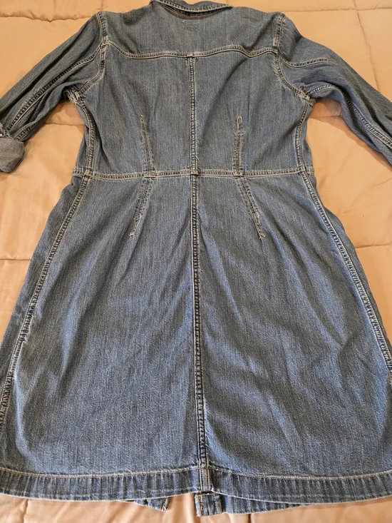 Vintage Levi's Denim Shirt Dress Size XL - Picture 10 of 12